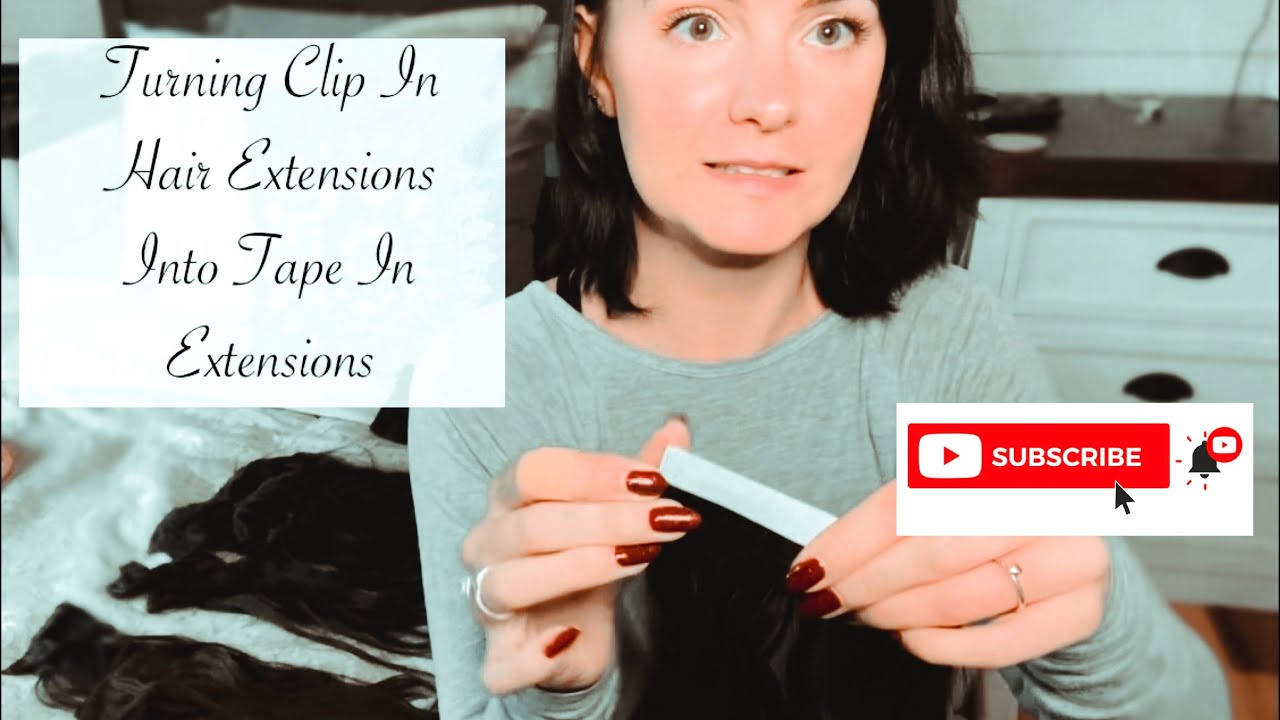 Turning My Clip in Hair Extensions Into Tape in Extensions