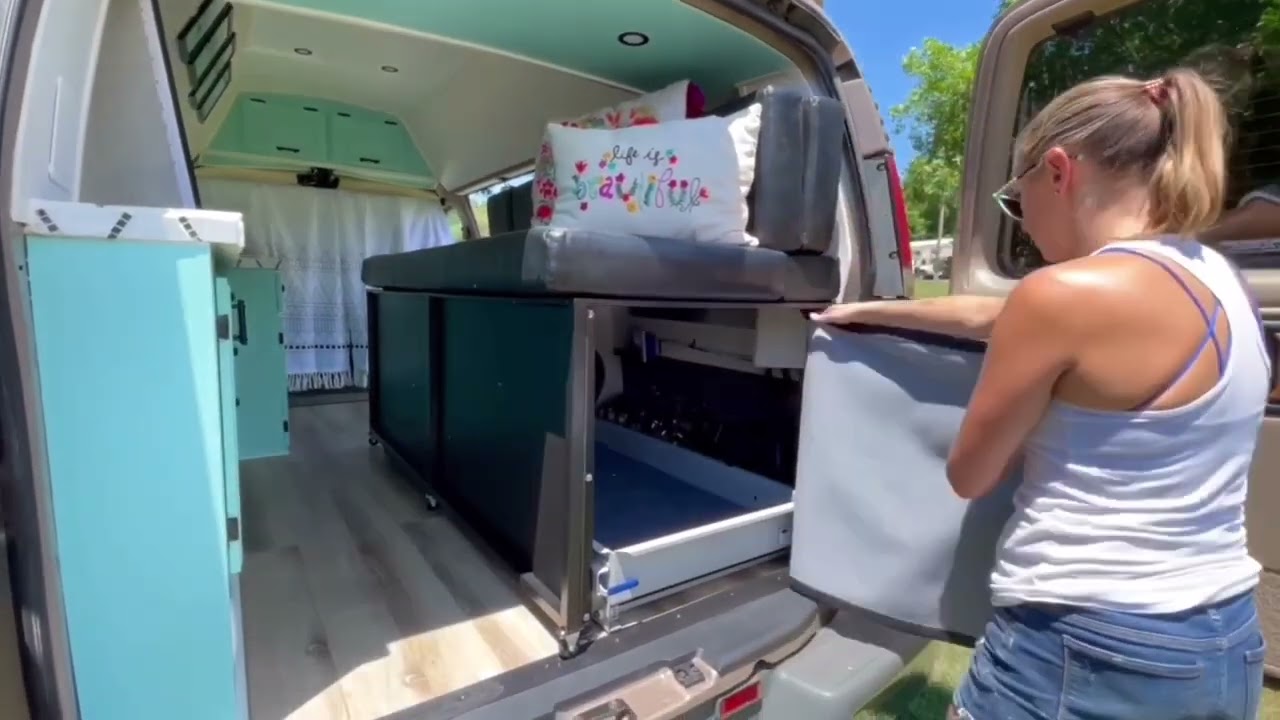 2000 GMC Savana Van Conversion & Remodel after walkthrough