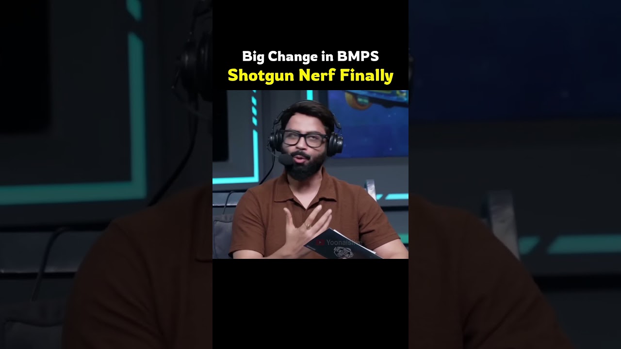 Big Change in Bmps 2026 🤯 Shotgun Nerf according to AR guns 😱#bgmi #esports #gaming #bmps2026