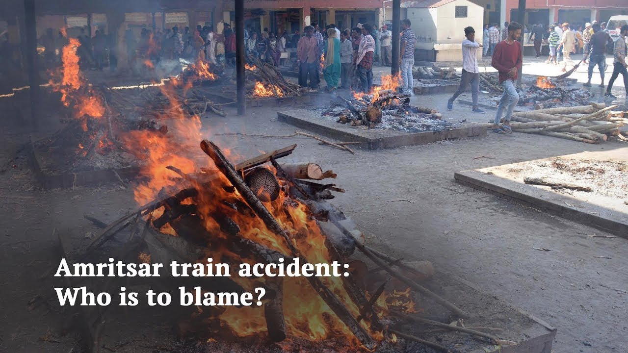 Amritsar train accident | Whose fault is it | Akalis, BJP blame Navjot Kaur Sidhu, organisers