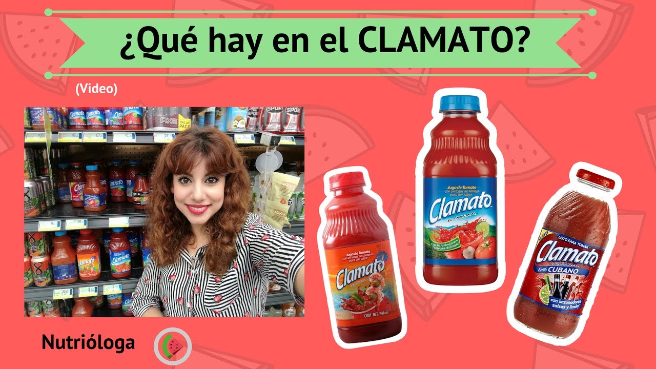 ¿Qué hay en el JUGO CLAMATO?