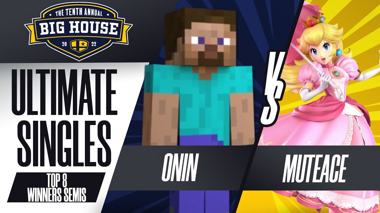 Onin vs MuteAce - Ultimate Singles Top 8: Winners Semis - TBH10 | Steve vs Peach