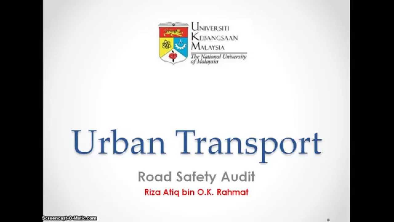 Road safety audit