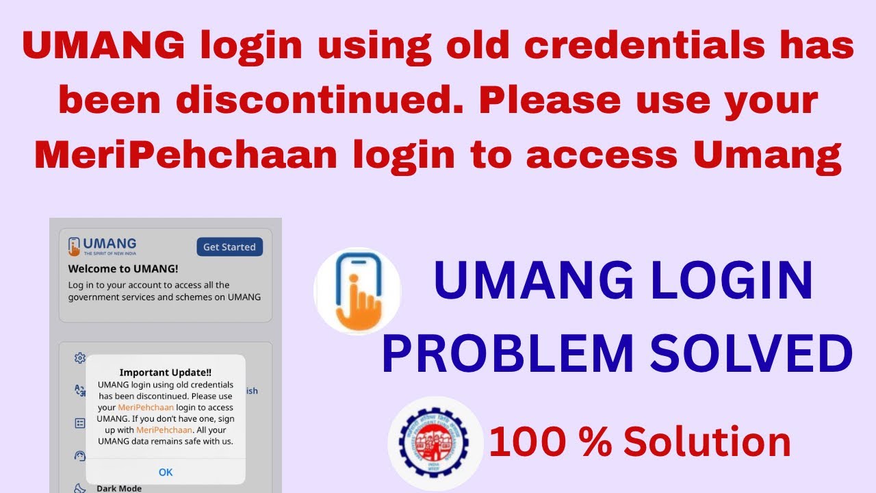 MeriPehchaan Login to Access Umang App | Umang App New Update 2025 | New Registration Process 2025