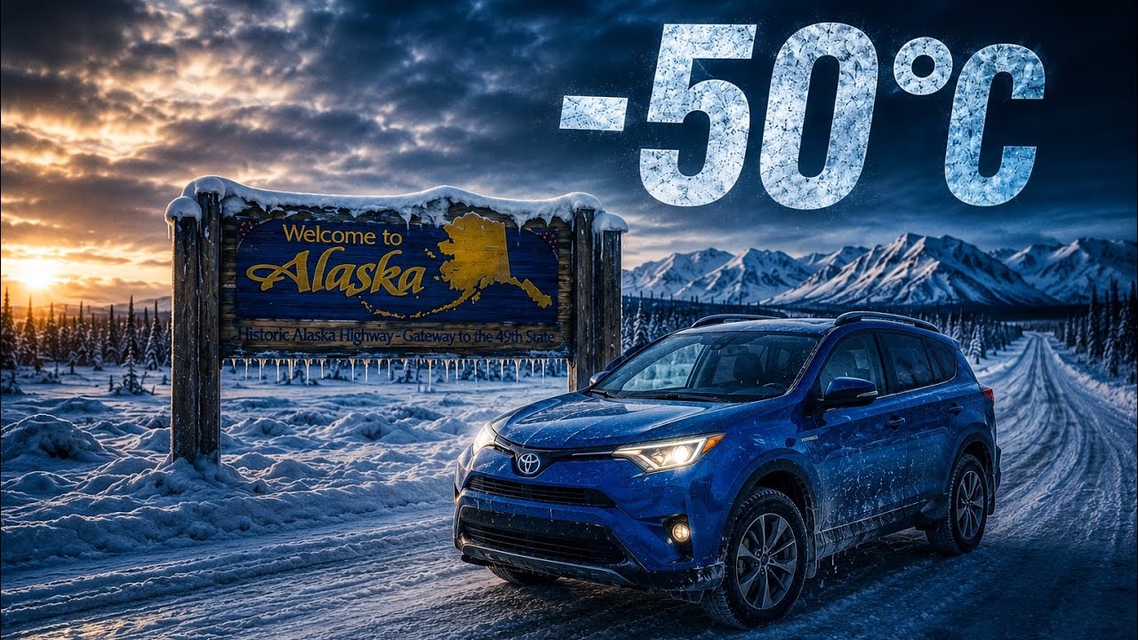 Sam na Arktiku 🥶 -50C° 