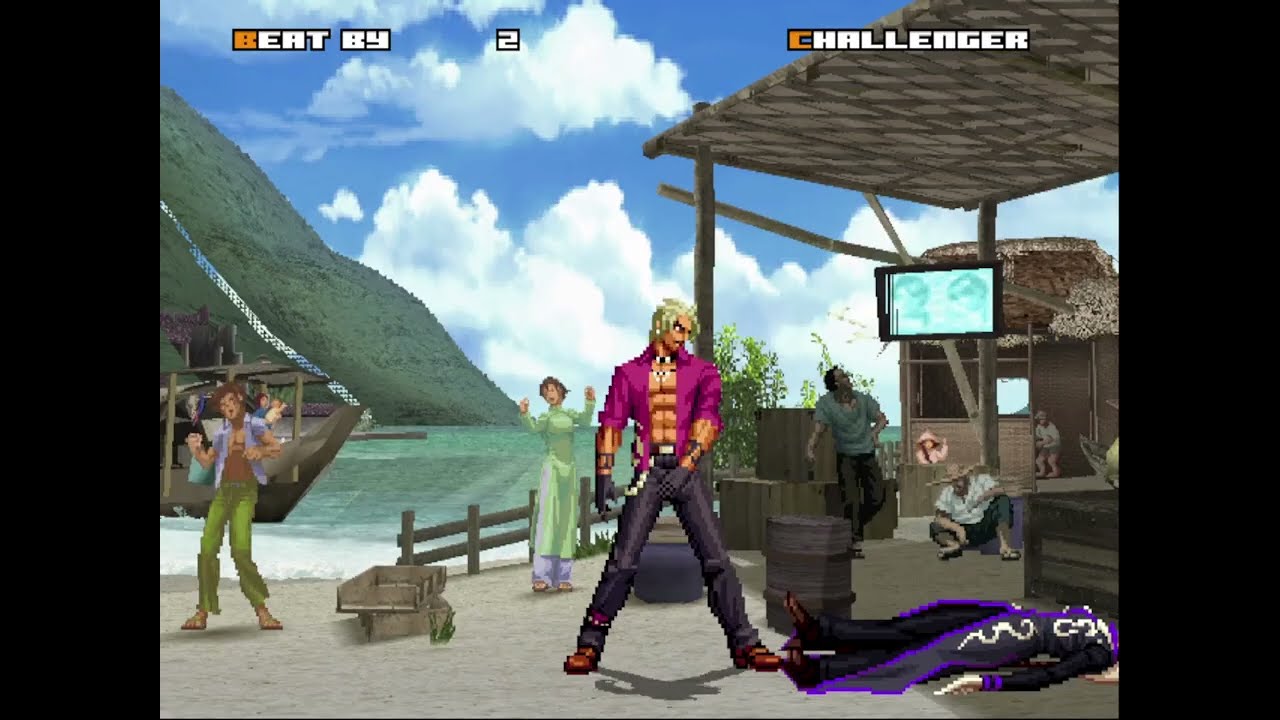 King of Fighters 2003 - Shen Woo (Intros & Win Poses)