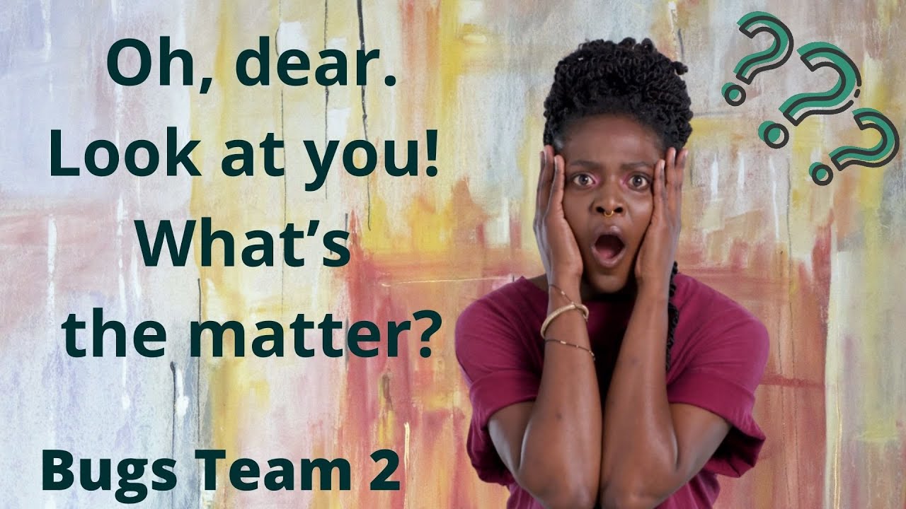 Oh, dear. Look at you! What&rsquo;s the matter? - Bugs Team 2