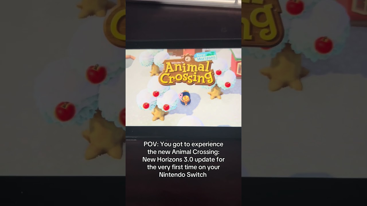 Experiencing the new Animal Crossing: New Horizons 3.0 update for the first time on Nintendo Switch