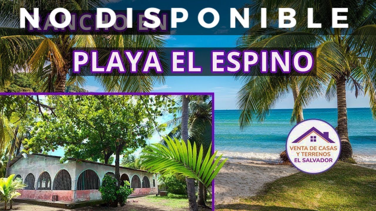 Se Vende Rancho En Segunda Fila De Playa El Espino | Cerca Del Mar | $210,000 | Tel +503 7299-8557
