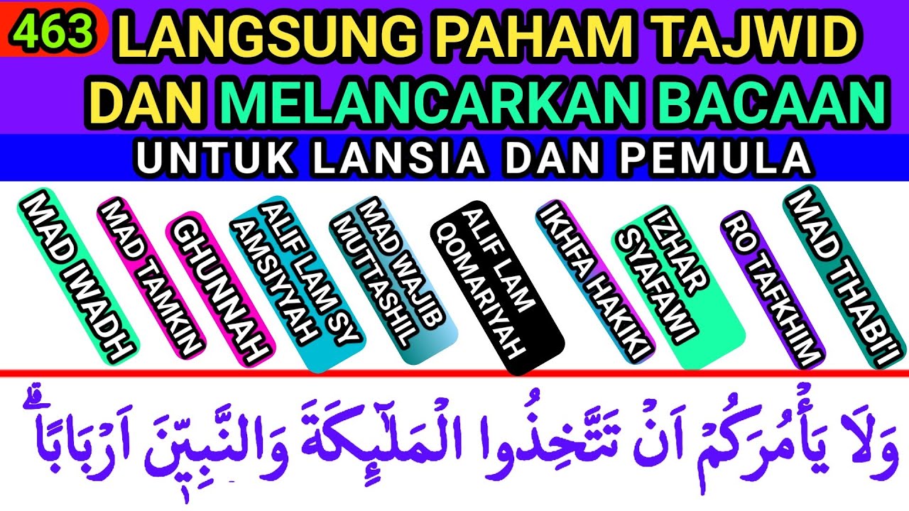cara belajar tajwid alquran dengan mudah