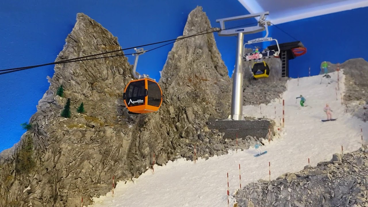 Jägerndorfer Seilbahn zu Hause im Keller