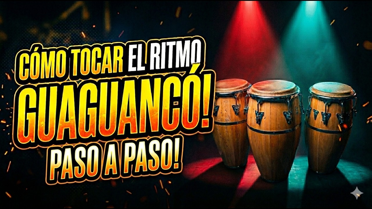 Como Tocar El Guaguancó En 2 Congas (Paso A Paso) Muy Fácil Y Sencillo