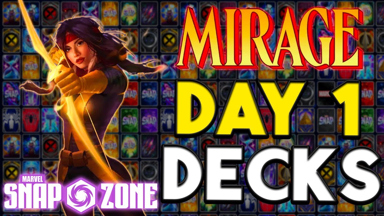The BEST Day 1 Mirage Decks to Try! 2 Drop Power Creep? - Marvel Snap