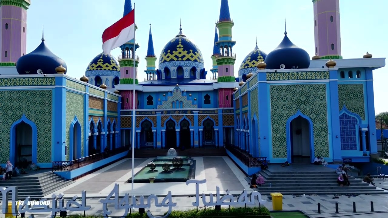 REVIEW ALUN ALUN TUBAN DAN MASJID AGUNG DARI ATAS