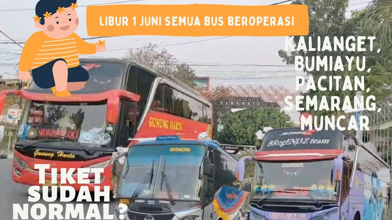 Kondisi Terkini Di Pintu Kedatangan Bus Bungurasih