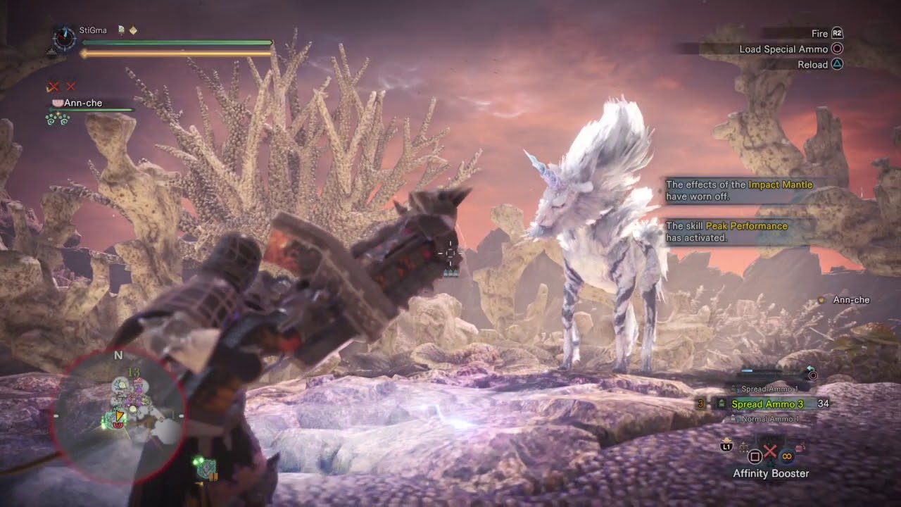 MHW | Heavy Bowgun build (Destruction's Fusillade) vs Kirin - 4mins