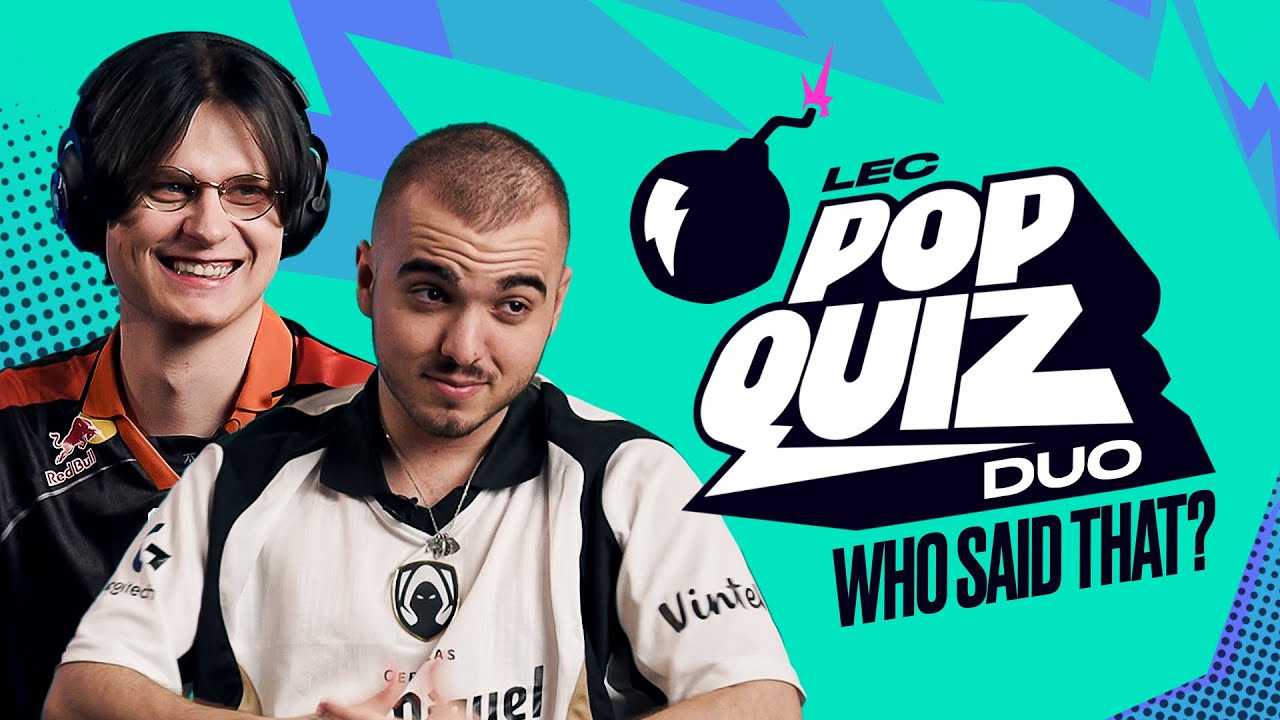Who said that? | LEC Pop Quiz Duo | Summer 2025