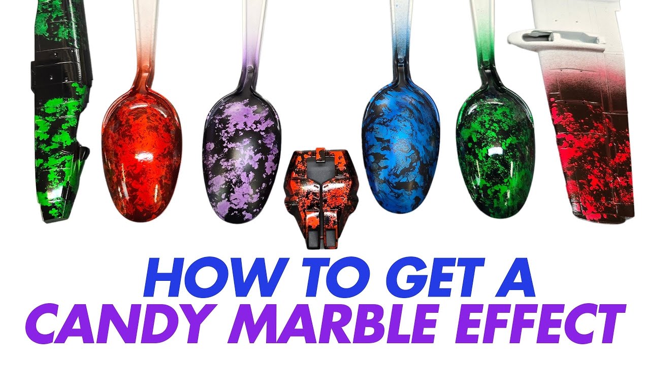 How To Get A Candy Color Marble Effect