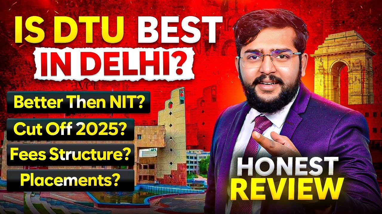 DTU Admission 2025  Honest review  🔥 Cutoff, Placement, Counselling | CSE vs NSUT vs IIITD vs MNNIT