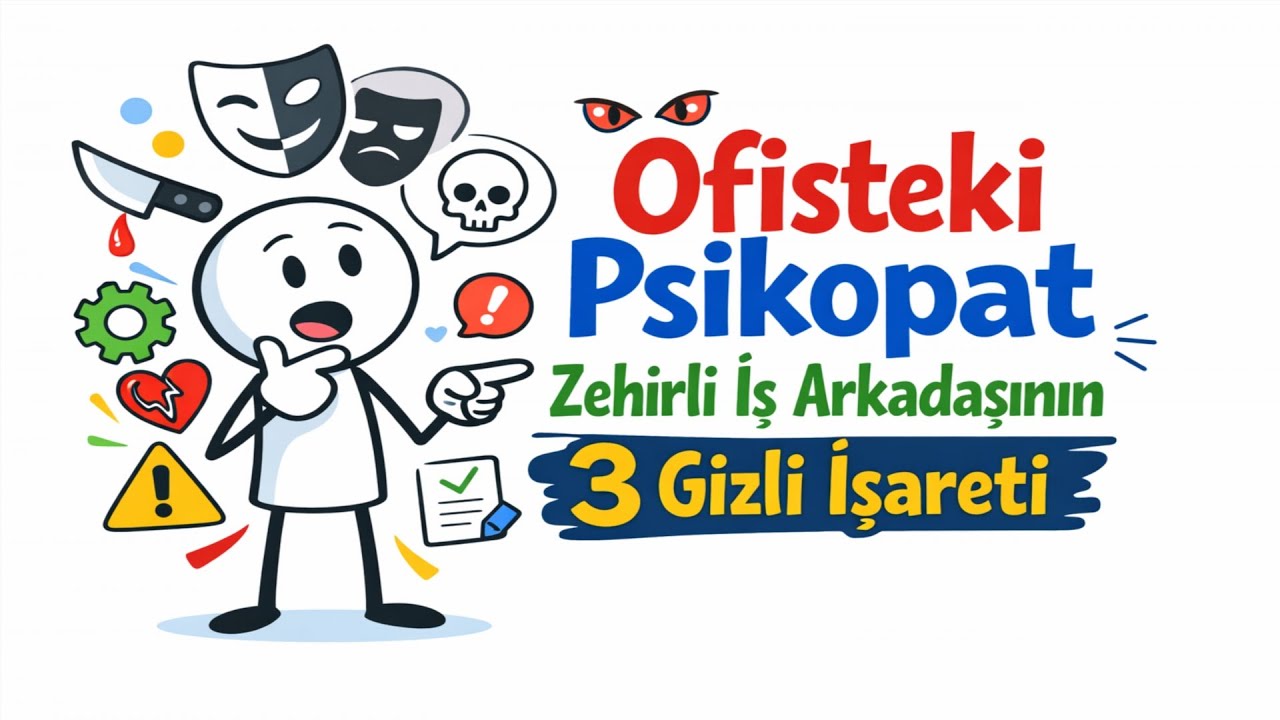 Ofisteki Psikopat: Zehirli İş Arkadaşının 3 Gizli İşareti