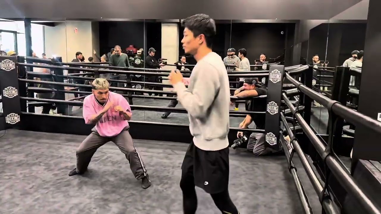Junto Nakatani Media Workout Highlights, Shadowboxing & Heavy Bag Training