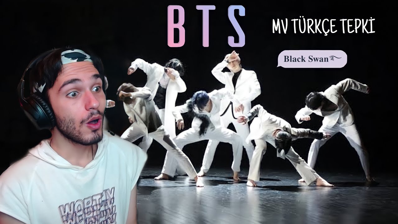 Kpop tepki - BTS - BLACK SWAN M/V türkçe (reaction)
