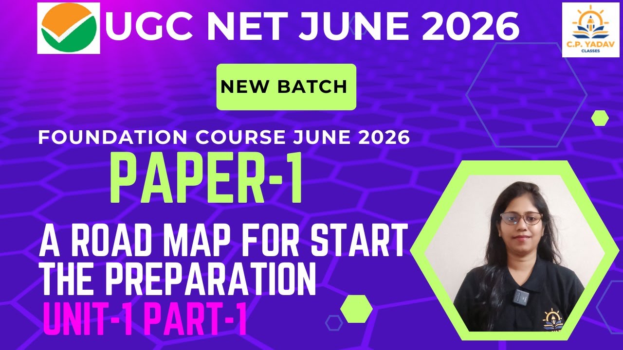 UGC NET June 2026 Exam II Road map for preparation II Unit-1 part-1 II by Kabita Ma'am
