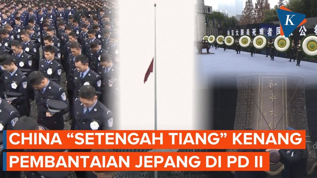Sirene Meraung di Nanjing, China Peringati Pembantaian Jepang di Perang Dunia II