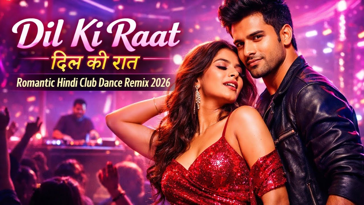Dil Ki Raat/ Heart’s Night(दिल की रात) | Romantic Hindi Club Dance Remix 2026 💃✨