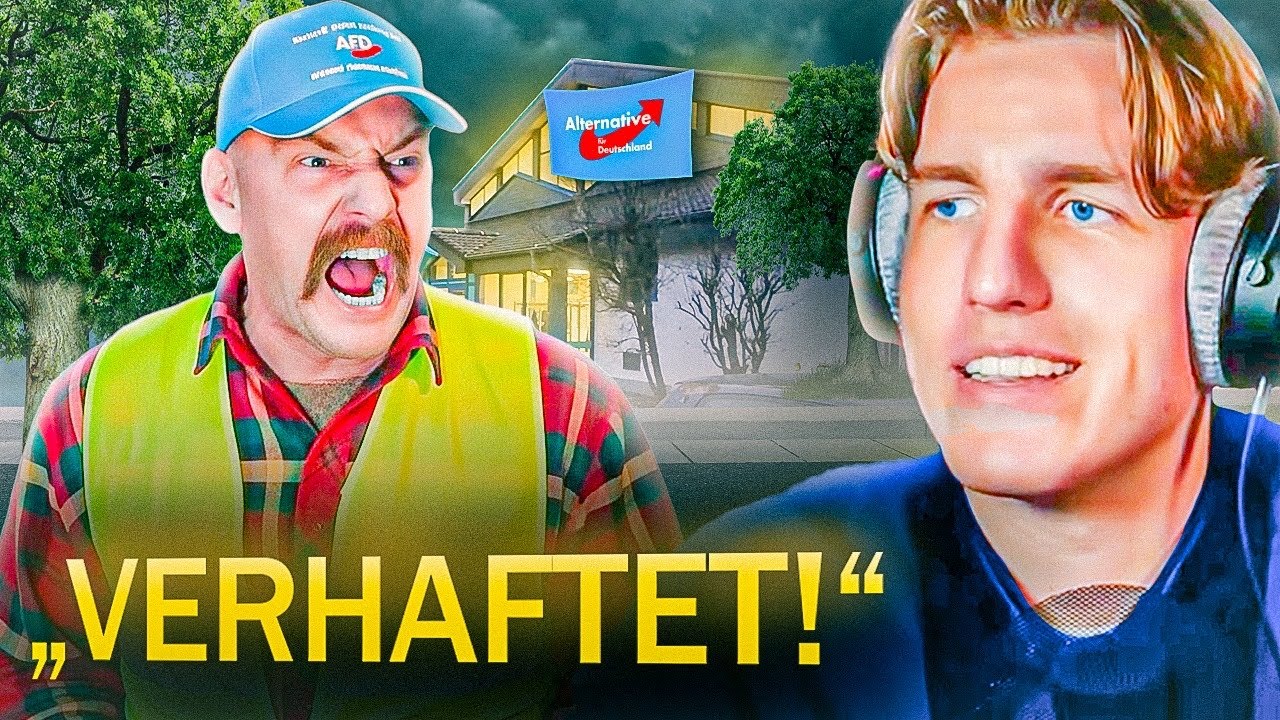 AfD Ordner denkt er wäre HAUPTKOMISSAR😂😂