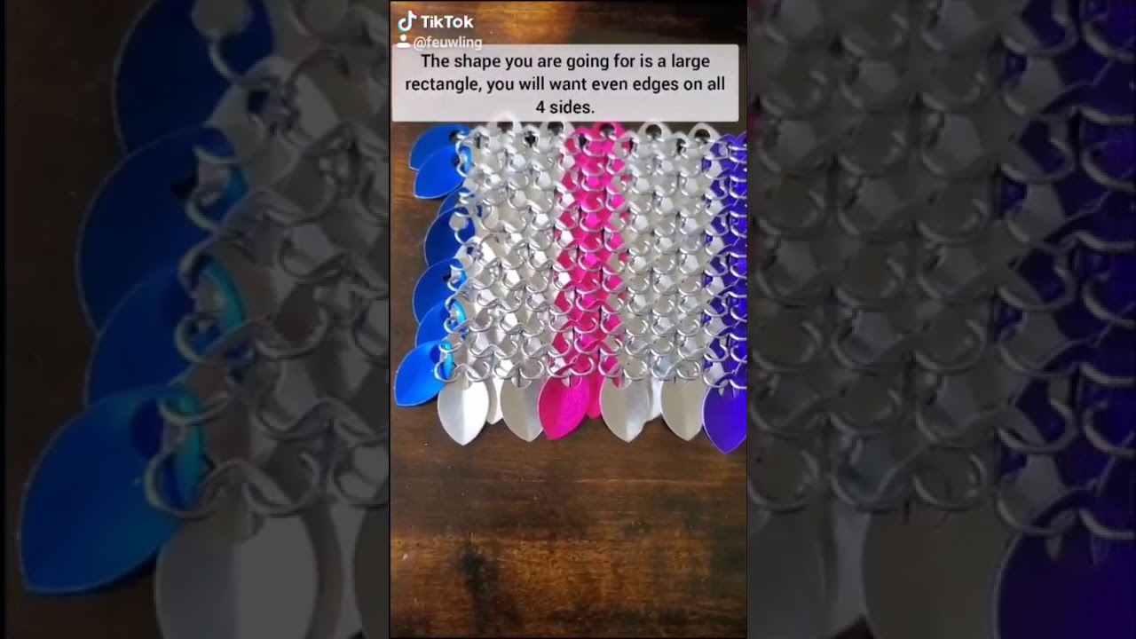 How to make a scalemail bag