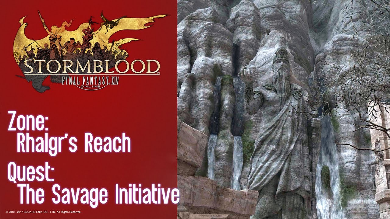 FFXIV Stormblood Quest Rhalgrs Reach: The Savage Initiative (Omega Savage Unlock)