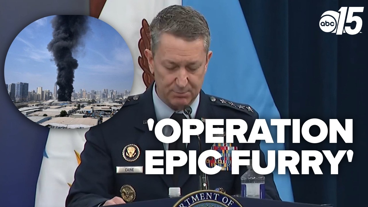 LIVE: Officials brief reporters on the operations in Iran