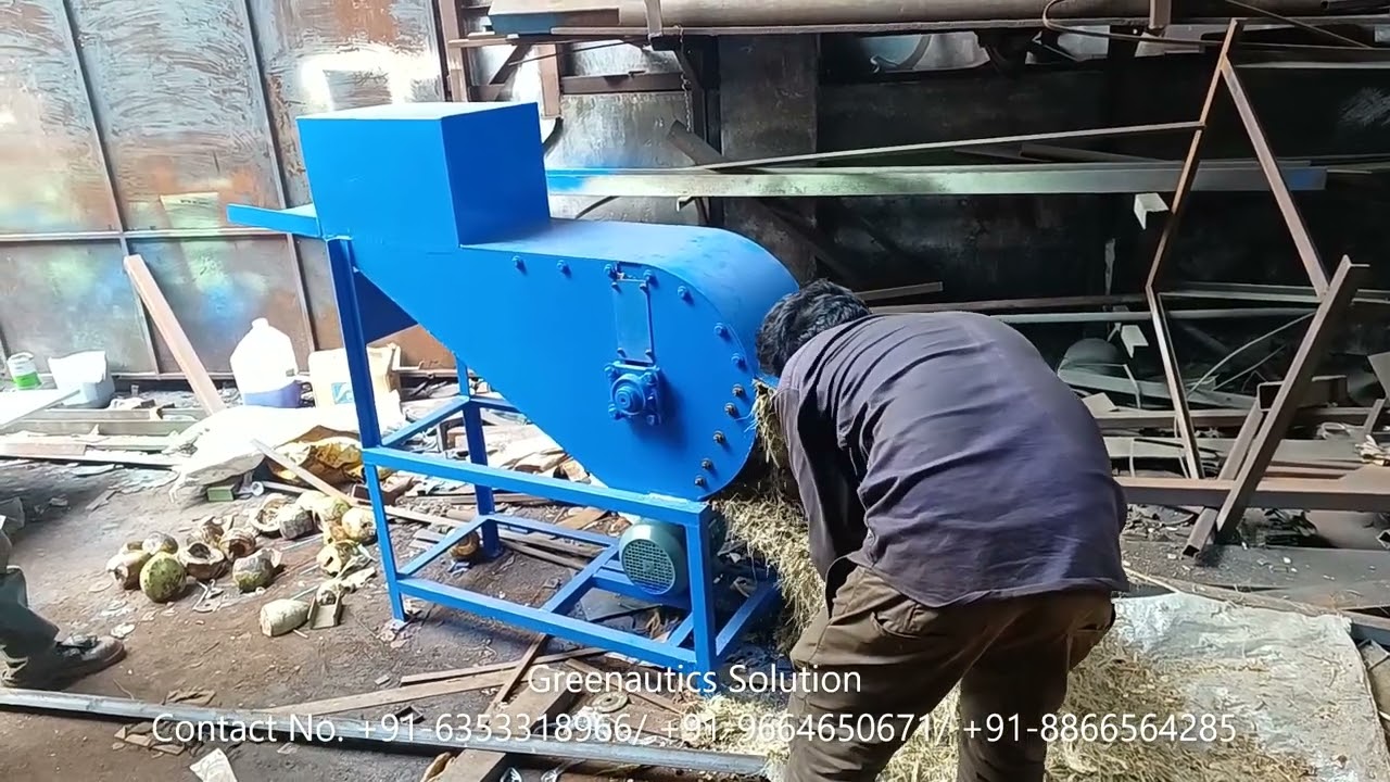 COCONUT SHREDDER, GREENAUTICS SOLUTION, AHMEDABAD, GUJARAT, INDIA