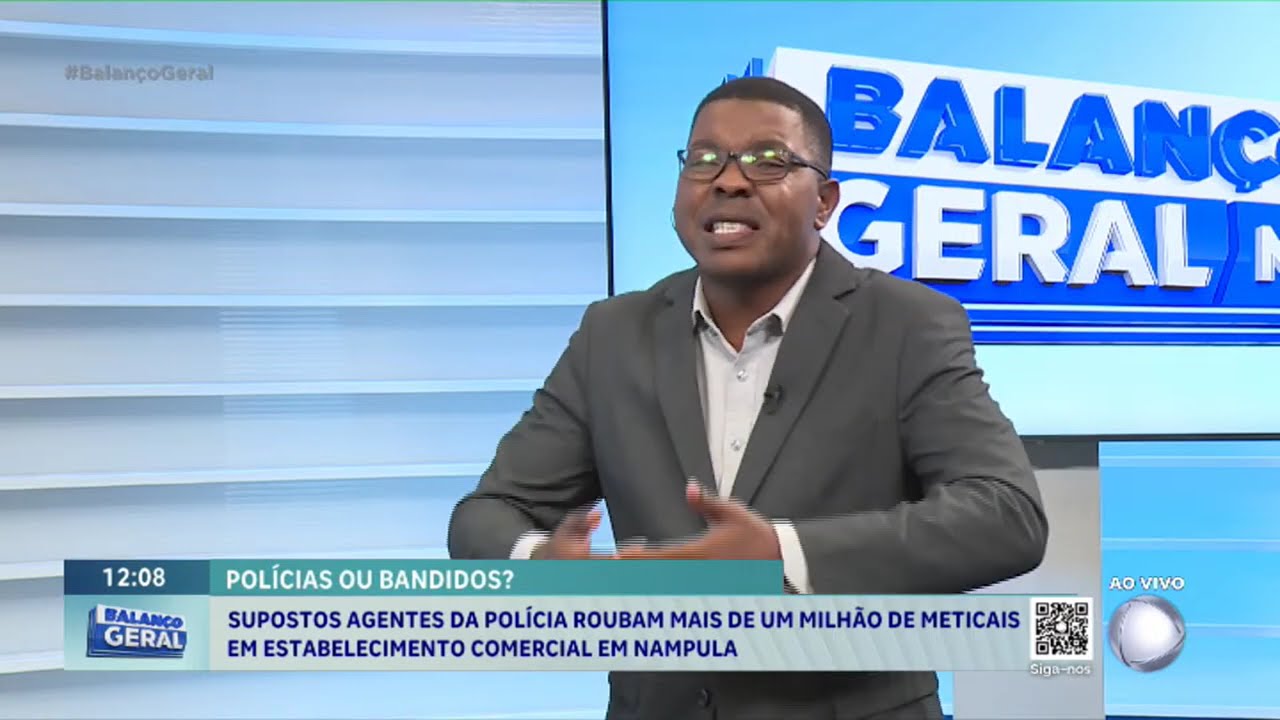 #BalançoGeral: Supostos agentes da polícia roubam mais de um milhão de meticais em estabelecimento