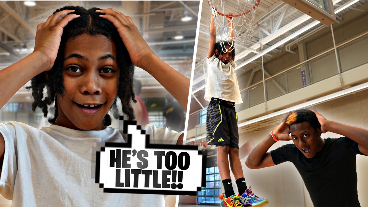 King Braxston & No.1 7th Grader in the Nation Christian Bell TAKE OVER Open Gym 👀🏀 #FutureStars