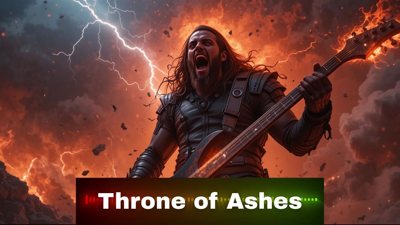 Throne of Ashes 🔥 Epic Heavy Metal Anthem | Powerful Male Vocals | Dark War & Chaos Metal Music