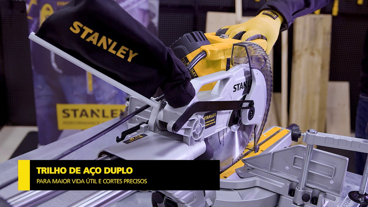 SERRA ESQUADRIA STANLEY SM18 - VÍDEO APLICAÇÃO LONG
