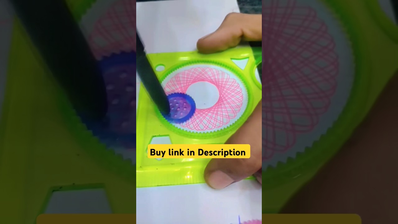 Spirograph Magic: Unraveling the Art of Perfect Circular Designs#Spirograph#SpirographArt#diyart