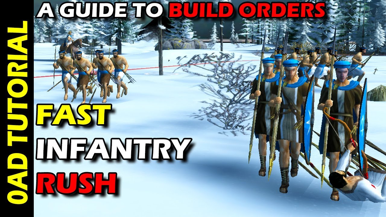 0AD – A Guide to Build Orders – Fast Infantry Rush