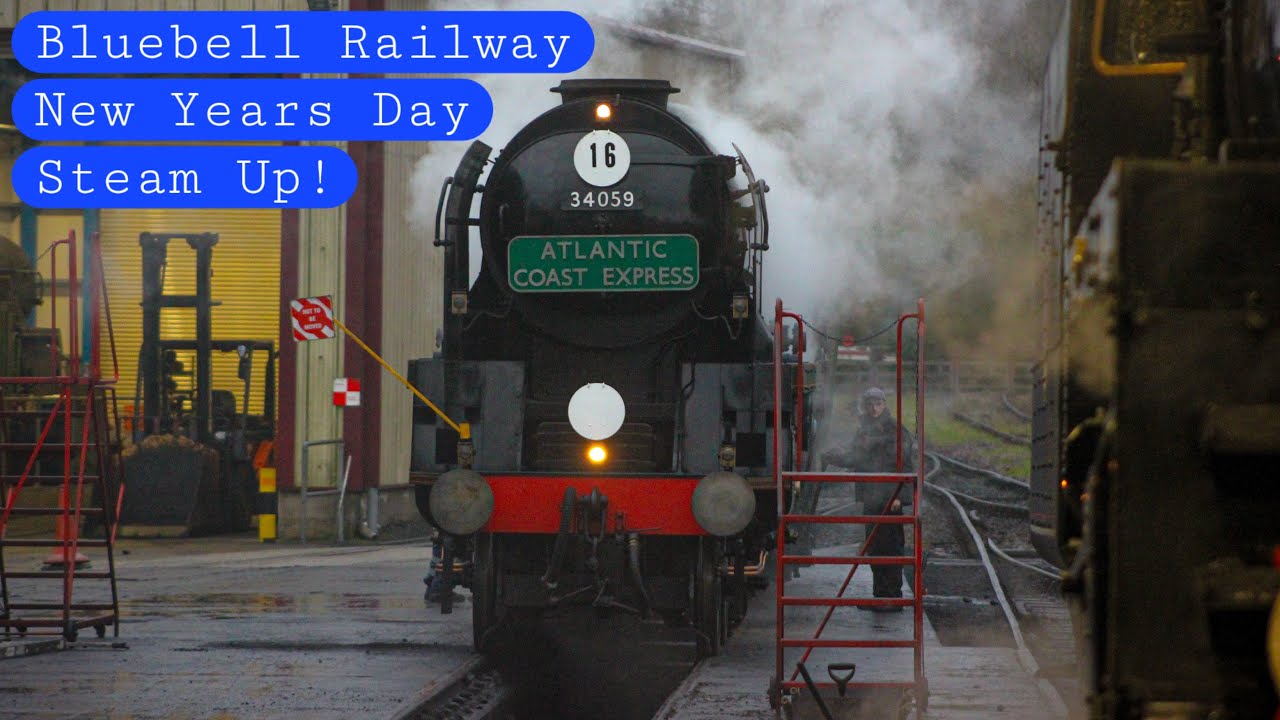 Bluebell Railway - New Years Day Steam Up! 01/01/2025