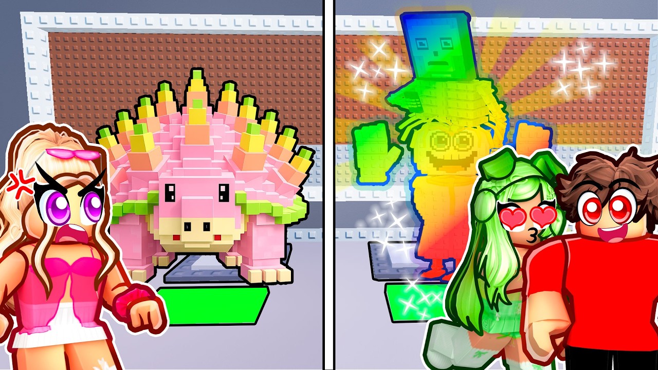 Secretly Rigging a Lucky Block Race To Rizz My Crush In Steal A Brainrot...