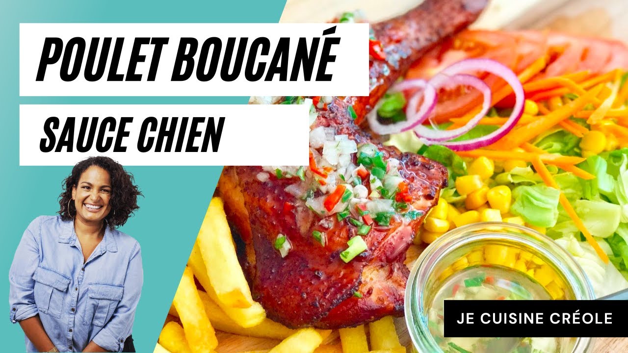 Poulet boucan&eacute; avec sauce chien