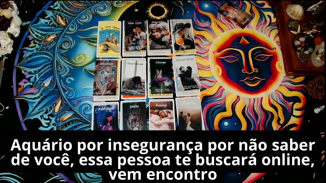 Aquário por insegurança por não saber de você, essa pessoa te buscará online, vem encontro