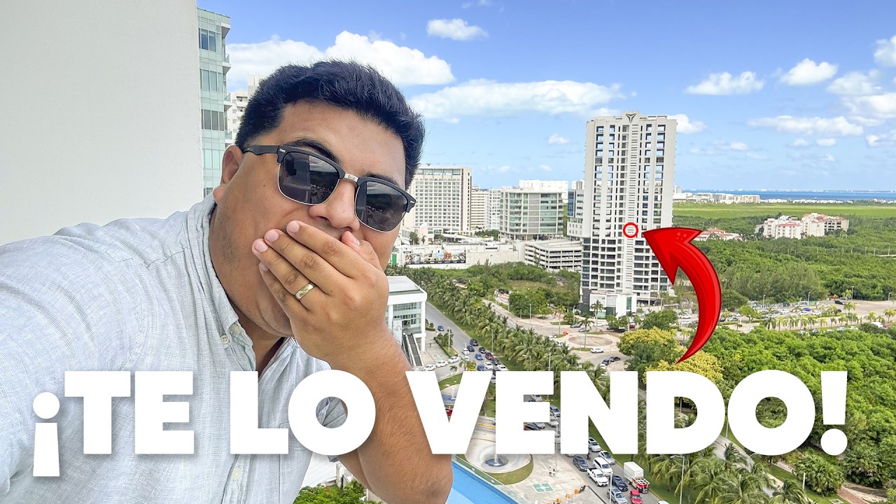 DEPARTAMENTO en CANCUN de $5MILLONES 😱 con VISTA al CARIBE 🔴 Malecon Americas CANCÚN