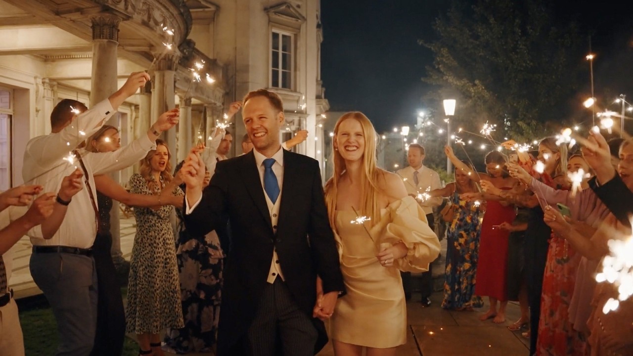 Grove House Wedding | Alice & Toby | Classic London Luxury & Sparkler Finale