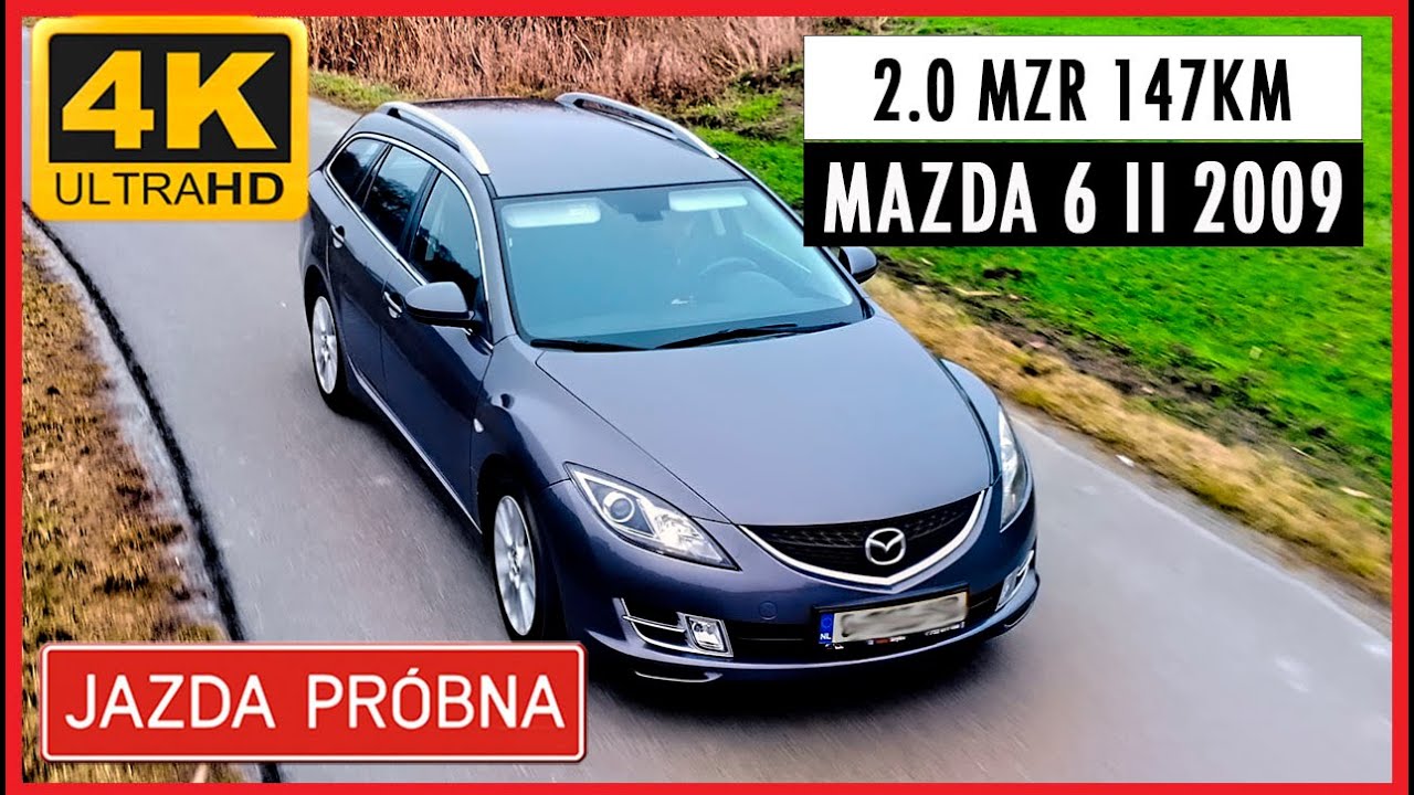 MAZDA 6 II  2.0  MZR 147KM  (2009) - JAZDA PRÓBNA, TEST