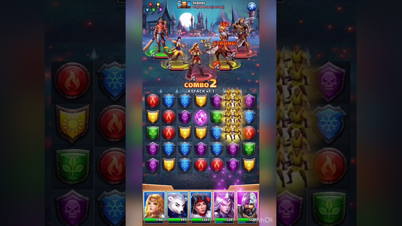 Empires and puzzles - Raid vs Stenor