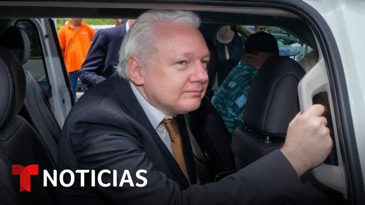 Assange llega como un hombre libre a Australia tras acuerdo | Noticias Telemundo