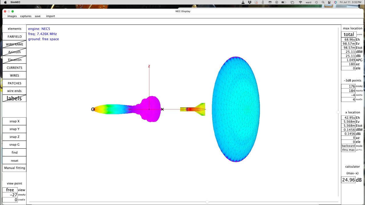 SimNEC and Surfaces